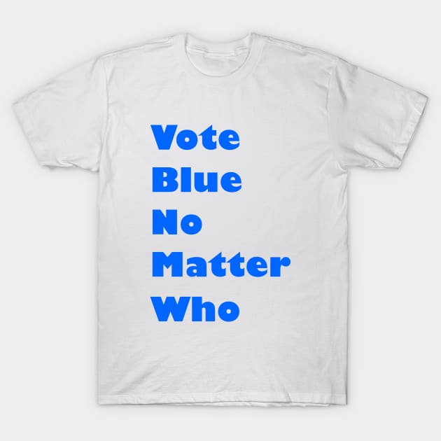Vote Blue T-Shirt by traditionation